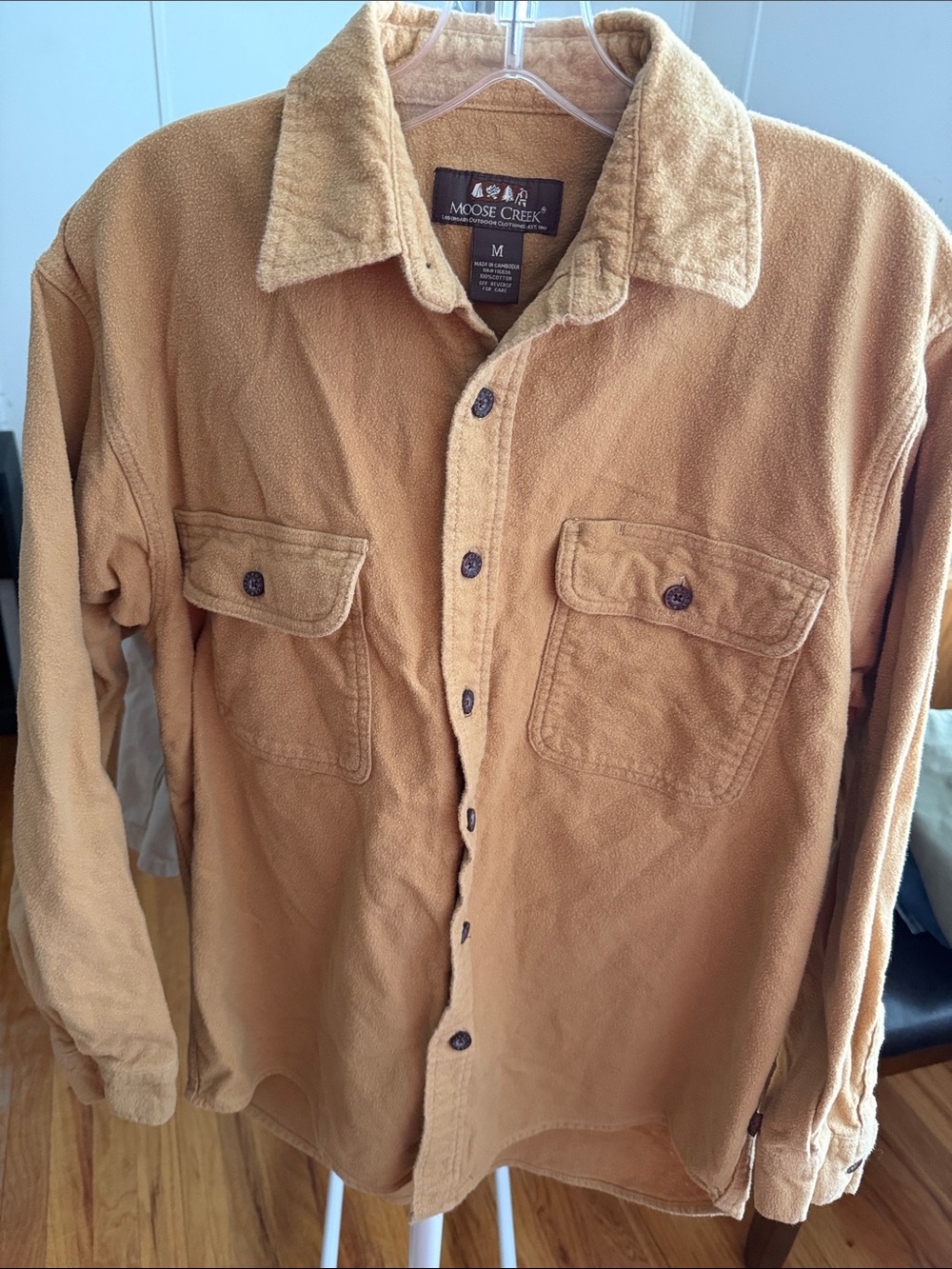 Moose Creek Outdoor Clothing Heavy Flannel Shirt Size M
